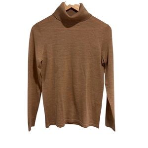 Lord & Taylor Women’s 100% Merino Wool Knit Long Sleeve Turtleneck Sweater